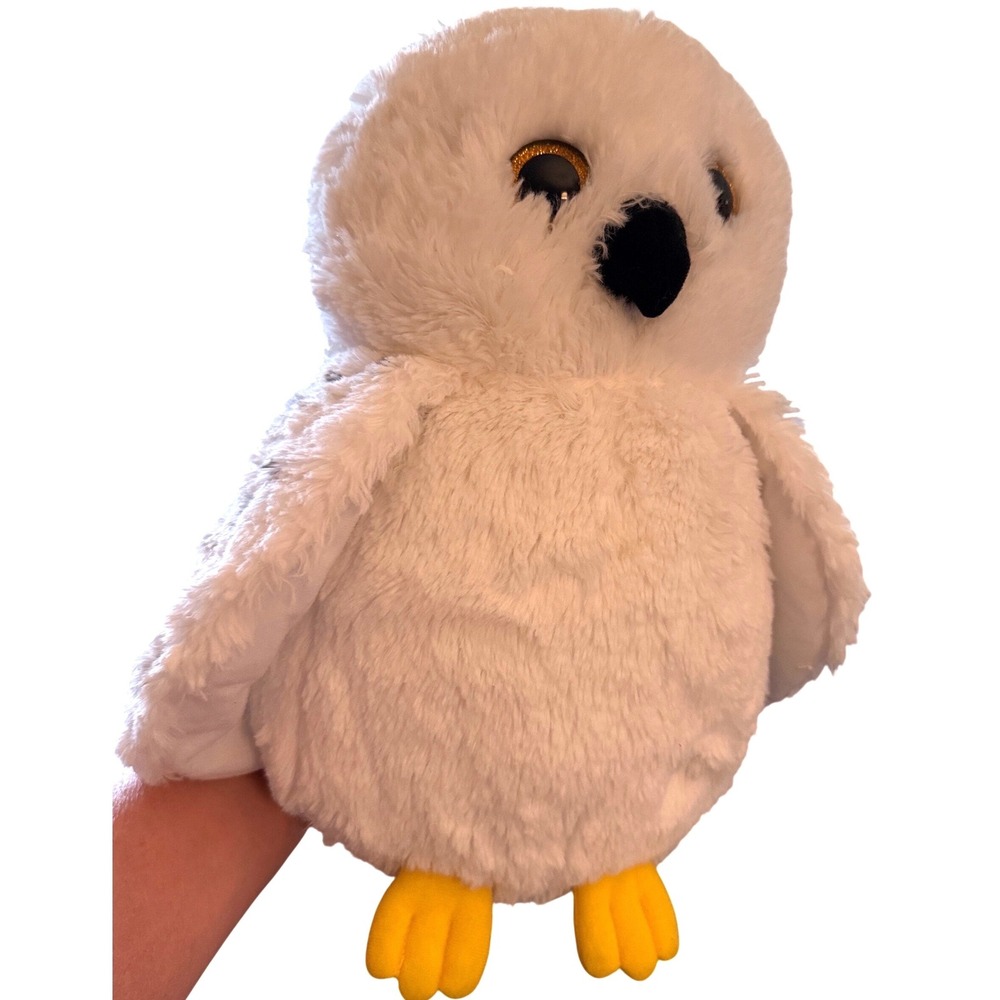 Harry Potter Hedwig Owl Kids‎ White Excellent Plush Glitter Eyes 13"